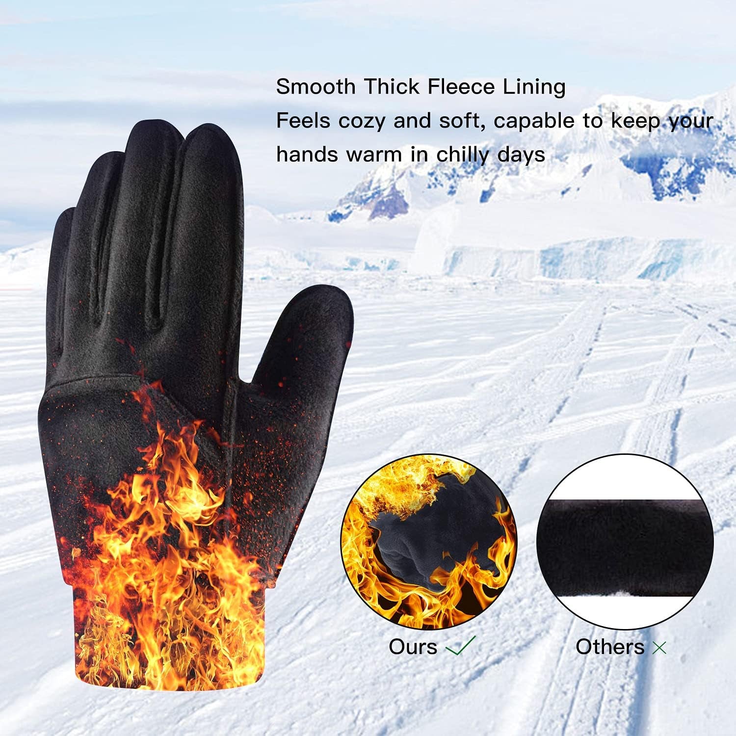 Anti-Slip Kids Outdoor Gloves