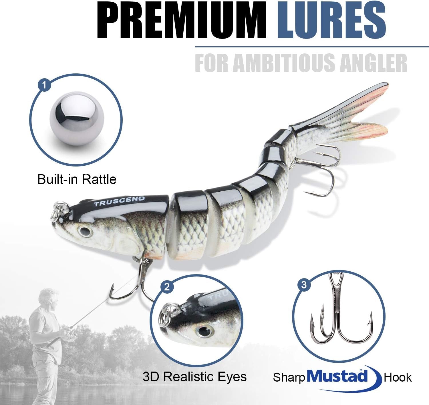 Lifelike Swimbait Fishing Lures