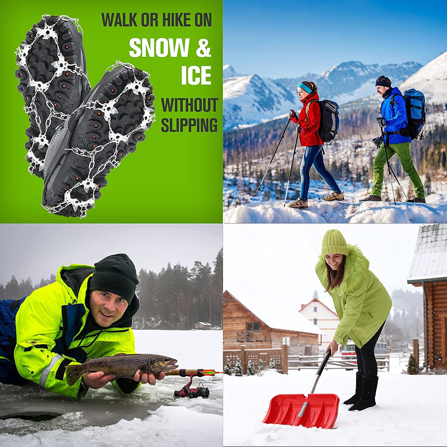 Non-Slip Crampons for Hiking – Best for Snow and Ice Traction