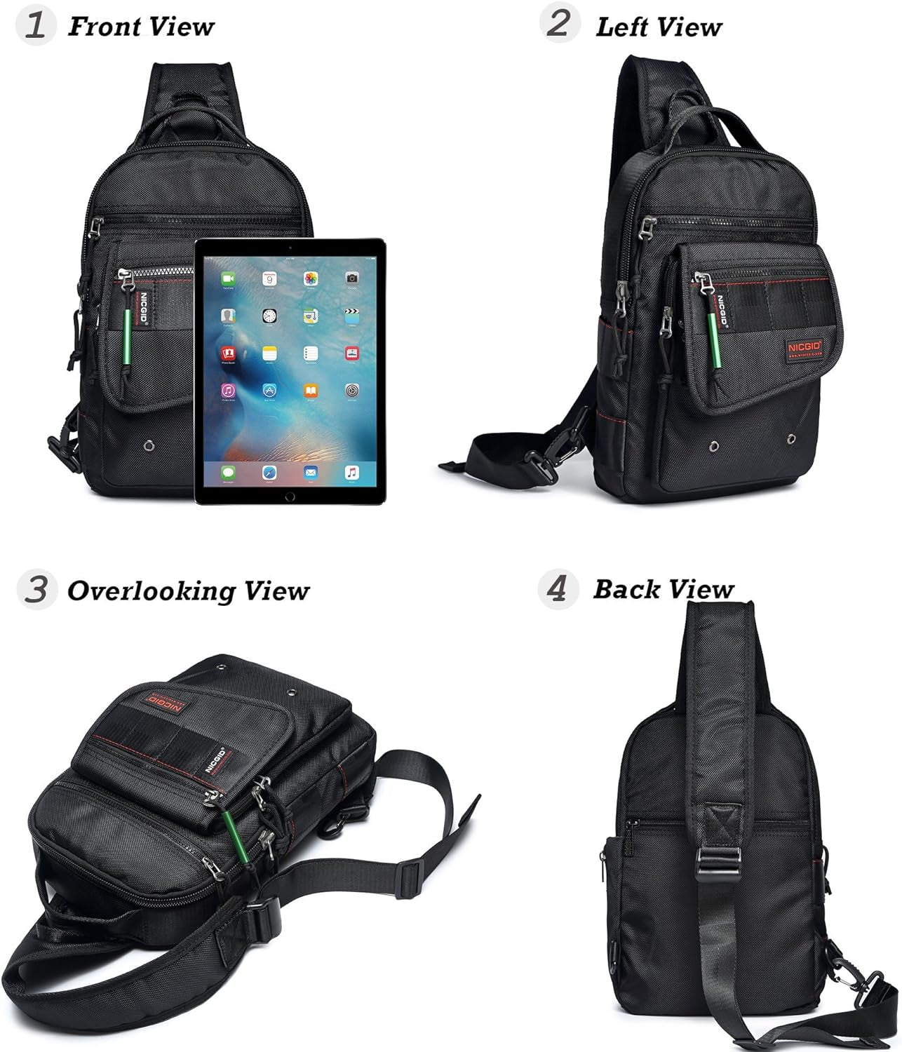 Chest & Shoulder Sling Backpack 