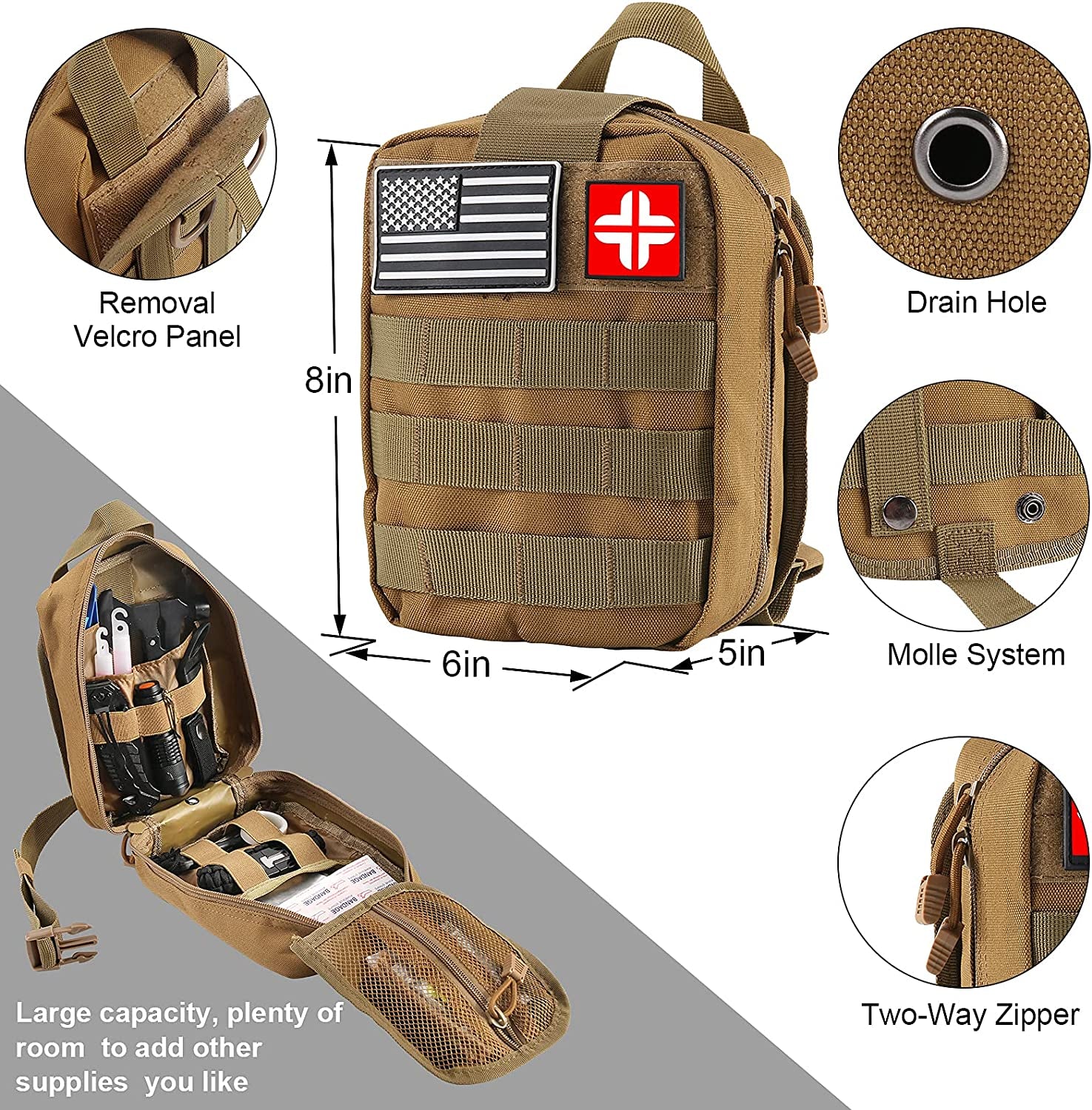 (142-Piece) Survival & First Aid Gear for Camping Adventures