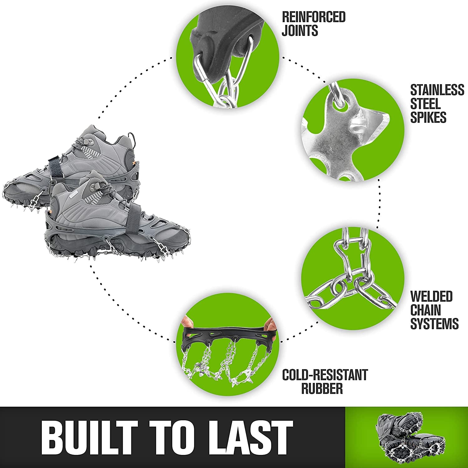 Non-Slip Crampons for Hiking – Best for Snow and Ice Traction