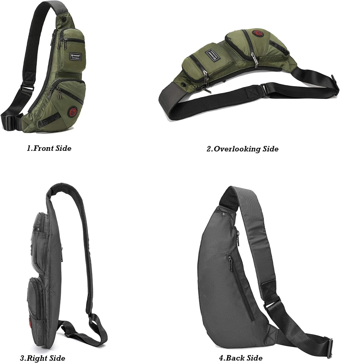 Crossbody Sling Backpack