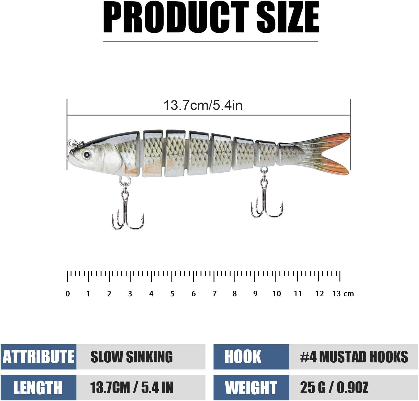 Lifelike Swimbait Fishing Lures