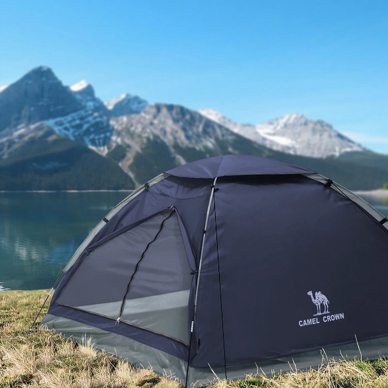 2-Person Waterproof Camping Tent with Carry Bag