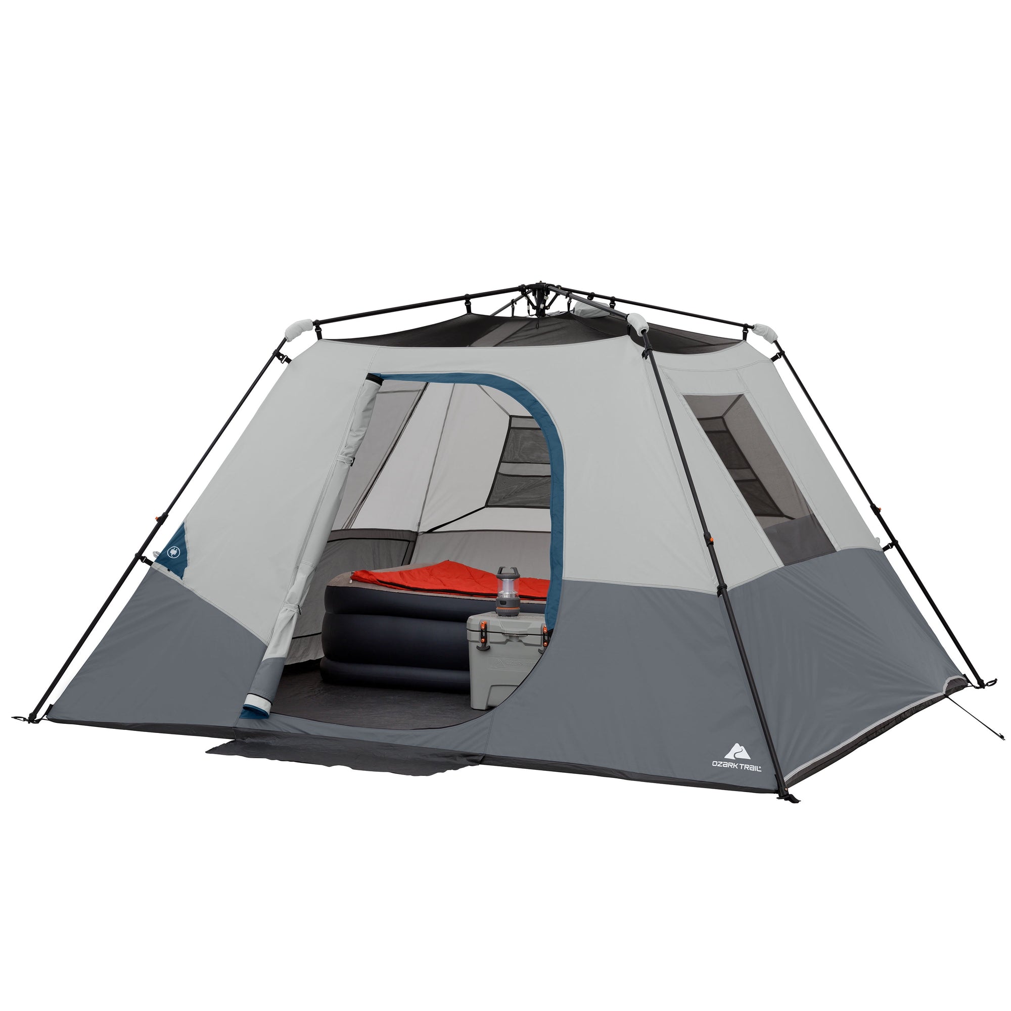 6-Person Instant Cabin Tent with LED Light (10' X 9')