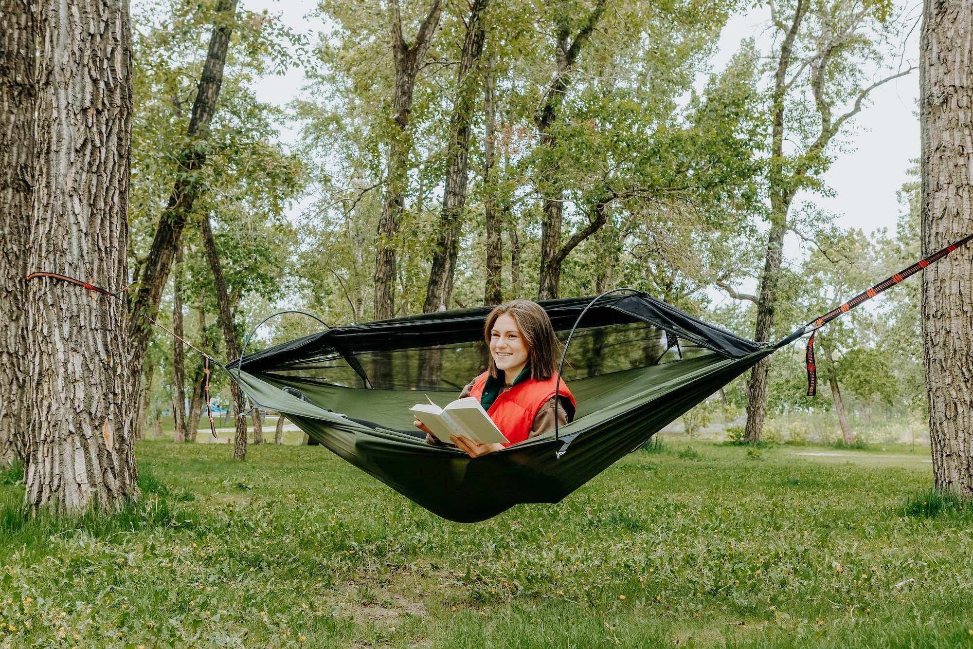 Portable Camping Hammock with Mosquito Net